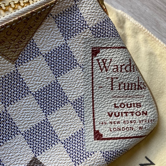 LOUIS VUITTON Limited Damier Azur Canvas Complice Milla Pochette MM chain Bag - Picture 3 of 16